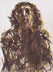 Max Uhlig, Porträt, 1995, Öl auf Leinwand