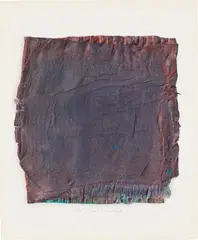 Ohne Titel by Gotthard Graubner, Um 1983, Fließblatt, Öl und Acryl auf Zellstoff, sold Jun 2023