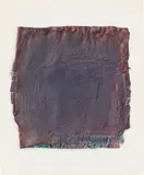 Gotthard Graubner, Ohne Titel, Um 1983, Fließblatt, Öl und Acryl auf Zellstoff