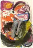 Walter Stöhrer, NINA IV, 1963, Mischtechnik auf Papier