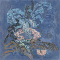 Hann Trier, Ferrara“ („Schifanoia“), 1971, Acryl auf Leinwand