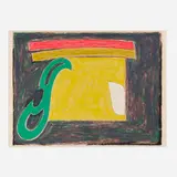 Frank Stella, Mysterious Bird of Ulieta (from the Exotic Bird series), 1977, screenprint and lithograph in colors on Arches 88