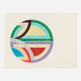 Sinjerli Variation I by Frank Stella, 1977, offset lithograph and screenprint in colors on Arches Cover, offered Jan 2024