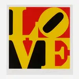 German Love by Robert Indiana, 1997, screenprint in colors, offered Jan 2024