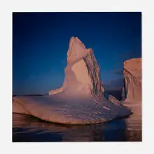 Lynn Davis, Iceberg, Greenland, dye bleach print