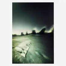 Barbara Ess, Untitled, 1987, monochrome color photograph mounted to Sintra