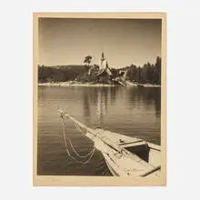 Karl Struss, Sunrise, Lake Arrowhead, 1926, vintage gelatin silver print