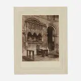 Frederick H. Evans, St. Bartholomew-the-Great Church, Tomb of Prior Rahere, c. 1895, platinum print