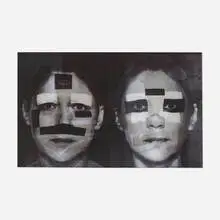 False Positive, False Negative by Jane and Louise Wilson, 2012, screenprint on mirrored acrylic, offered Nov 2023