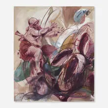 Tina Schwarz, Untitled (TS003), 2016, oil on linen