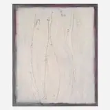 Adja Yunkers, Bal des pendus IV, 1977, rope, oil on canvas, wood