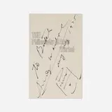 Title page of From A to B and Back Again, the Philosophy of Andy Warhol with drawing by Andy Warhol, 1975, black pen on printed paper, offered Nov 2023