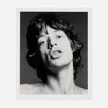 Mick Jagger (from the Song portfolio) by Francesco Scavullo, gelatin silver print, offered Sep 2023
