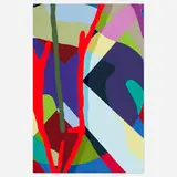 Kaws, Tension No. 6, 2019, screenprint in colors on Saunders Waterford