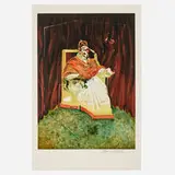 Study for a Portrait of Pope Innocent X after Velázquez by Francis Bacon, 1989, lithograph in colors on Arches, offered Sep 2023