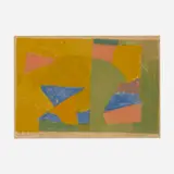 Serge Poliakoff, Composition in Yellow, Green, Blue and Red, 1958, lithograph in colors on BFK Rives