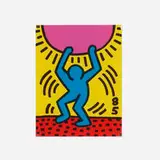 Keith Haring, International Youth Year, 1985, lithograph in colors on Arches