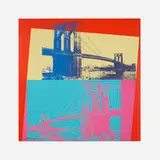 Brooklyn Bridge by Andy Warhol, 1983, screenprint in colors on Lenox Museum Board, offered Sep 2023