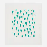 Donald Sultan, Wallflower 4 (from the Wallflowers portfolio), 2008, screenprint in colors