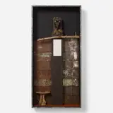 Methenge Monoseries #2 by Edward and Nancy Reddin Kienholz, 1991, mixed media assemblage in artist's frame, offered Aug 2023