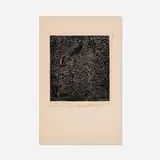 Wharton Esherick, Hell of War #9 (from Song of the Broad-Axe), woodcut on rice paper