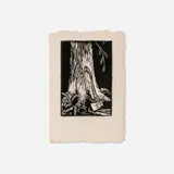 Wharton Esherick, Song of the Broad-Axe II, woodcut on rice paper