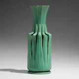 William J. Dodd for Teco Pottery, Rare reticulated vase, model 85, 1902-20, glazed earthenware