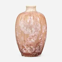 Mougin, Vase, c. 1900, crystalline-glazed porcelain