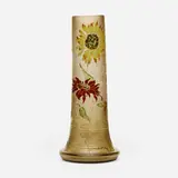 Émile Gallé, Early vase with sunflowers