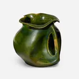 George E. Ohr, Pitcher, 1897-1900, glazed earthenware