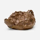 Abbé Pierre Pacton and André Minil, Grotesque pitcher mask, c. 1900, glazed stoneware