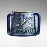 Early tyg with tulips by Roberta B. Kennon for Newcomb College Pottery, 1904, glazed earthenware, sold Jan 2023