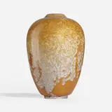 Exceptional vase by Adelaide Robineau for University City, 1910, crystalline-glazed porcelain, sold Jan 2023