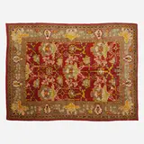 Thick pile Donegal-style French Accents carpet by William Morris, hand-knotted wool, sold Jan 2023