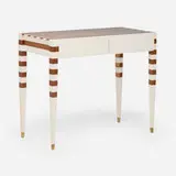 Customized console table by Gio Ponti and Cristina Longo, 1953 / 2011, painted walnut, brass, sold Aug 2025