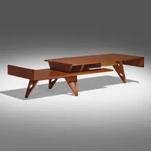 Dan Johnson, Coffee table, c. 1955, mahogany