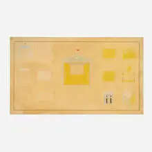 Aldo Rossi, Untitled (Study), c. 1975, sepia ink and crayon on paper