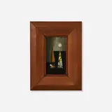 Richard Blow, Obelisks, c. 1958, hand-cut hardstone inlay in artist-made frame
