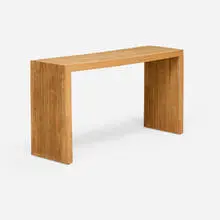 Frank Gehry, Console table, 1972, laminated cardboard, Masonite