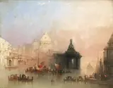 James Holland Rws, The Doges wedding, oil on canvas