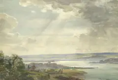 Arthur A. Friedenson, Poole Harbour, oil on canvas
