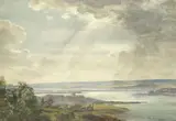 Arthur A. Friedenson, Poole Harbour, oil on canvas