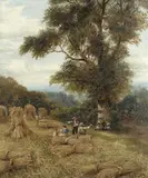 Charles Henry Passey, 'The Golden Days of Autumn', oil on canvas