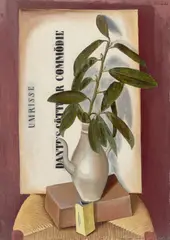 Richard Seewald, Stilleben mit Lorbeer, 1928, Öl auf Holz
