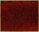 Sadami Azuma, Mass (Red). Späte 1950er Jahre, Öl auf Leinwand