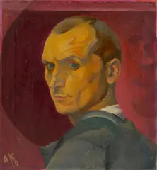 Adolf Köglsperger, Selbstbildnis, 1920, Öl auf Leinwand