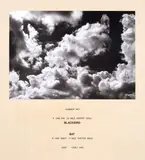 Hamish Fulton, Summer Sky, 1978, Photographie auf typographisch bedruckten Karton montiert