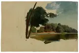 Carl Hummel, An einem Mecklenburger See (Studie)