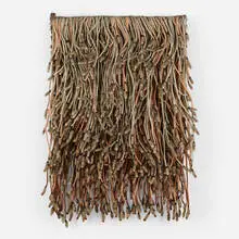 Telas Amaral, Escultura tejida 57 (from the Escultura tejida series), 1986, wool and horsehair