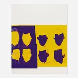 Rats & Star (Unique) by Andy Warhol, 1983, screenprint in colors on Lenox Museum Board, offered Apr 2023
